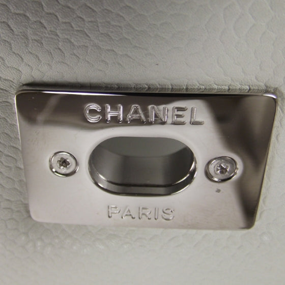 Chanel Caviar Jumbo Flap White 11 of 12