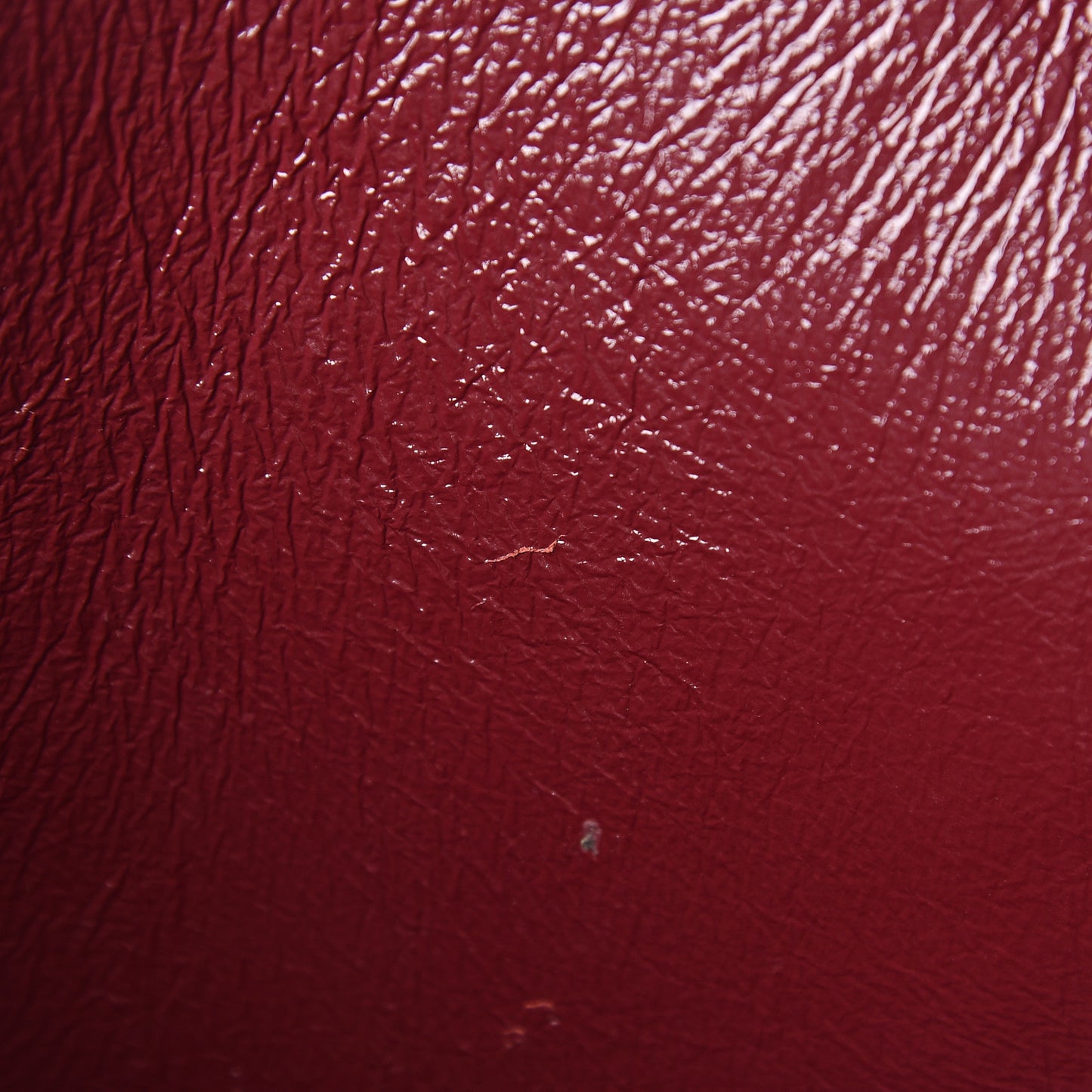 Grained Calfskin Grind Shopper Tote Red