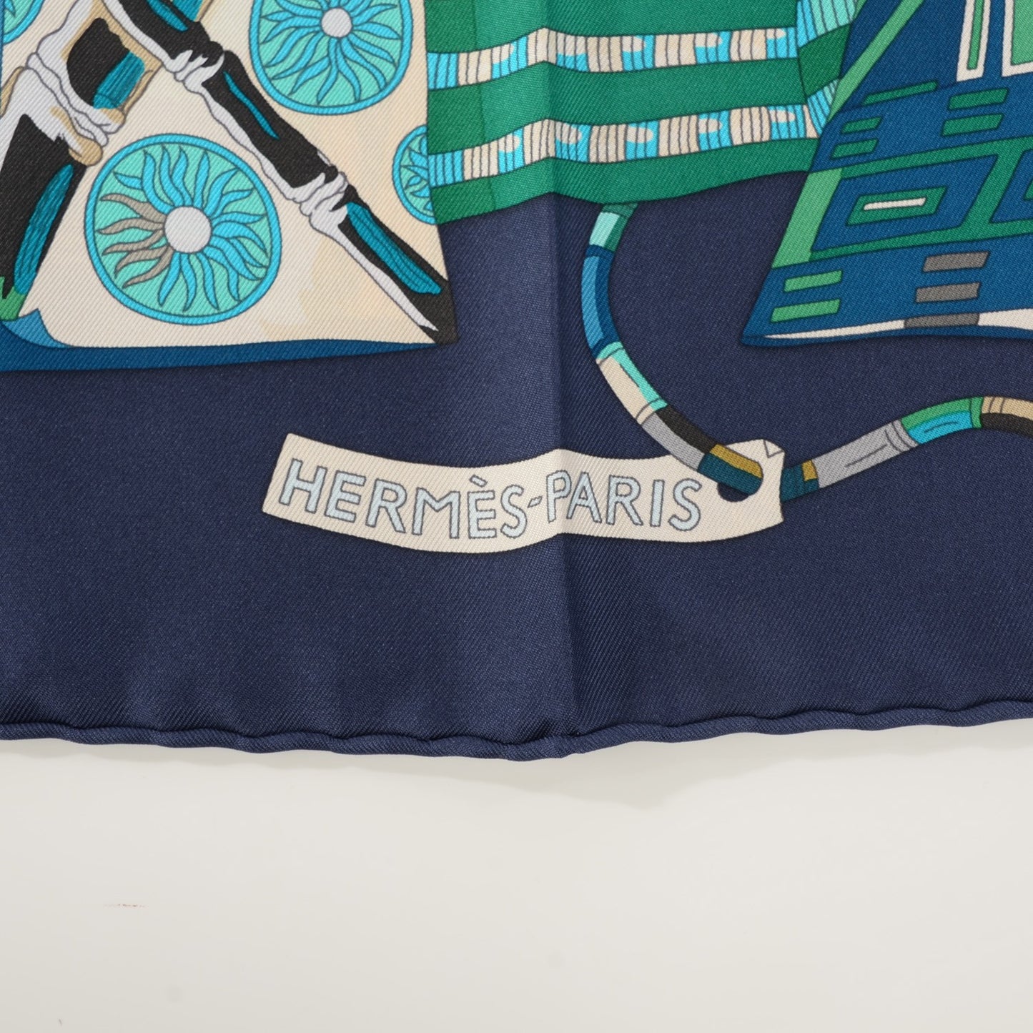 Silk Voyage En Etoffes Scarf 90 Caban Turquoise Vert