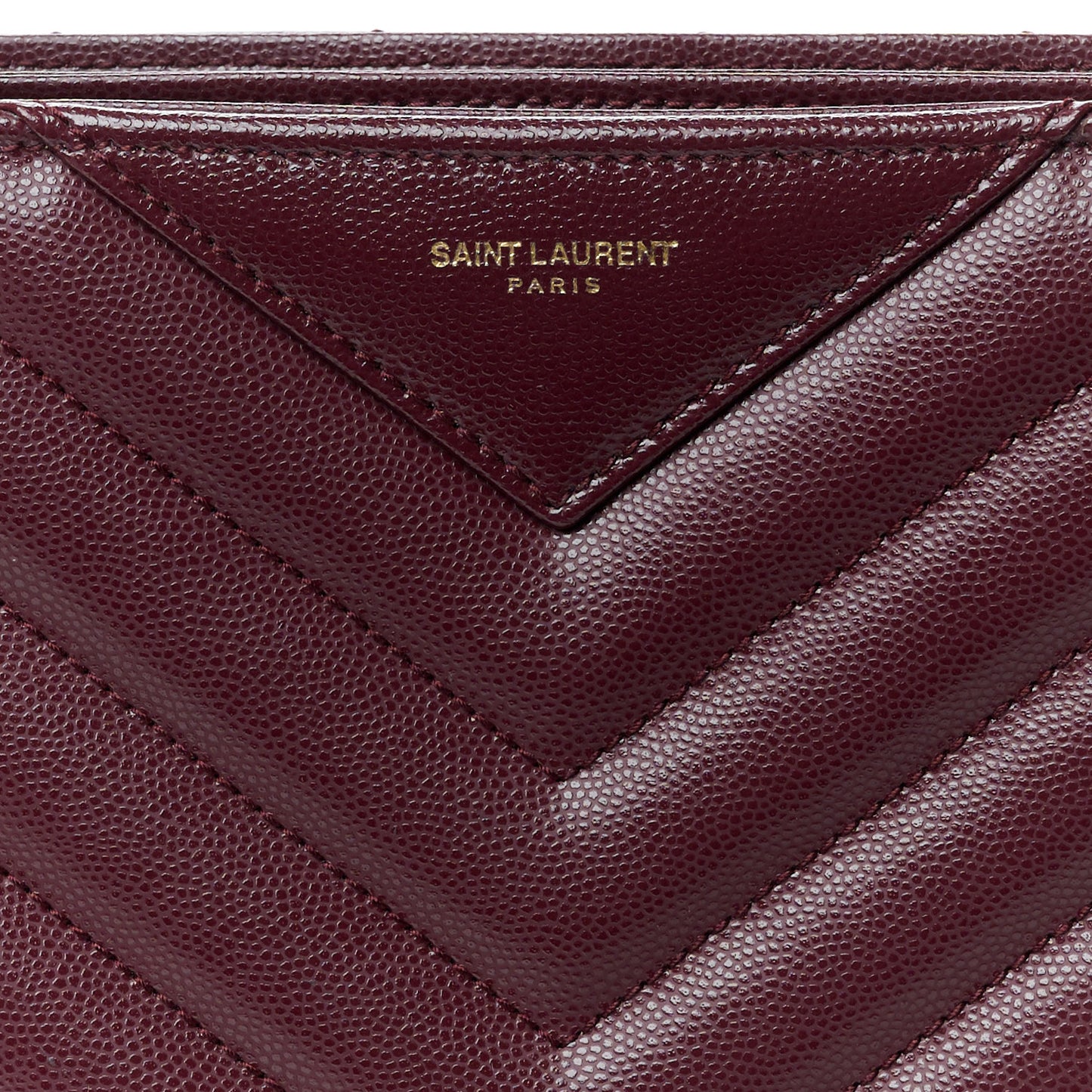 Grain de Poudre Matelasse Chevron Small Tribeca Shopping Bag Rouge Legoin
