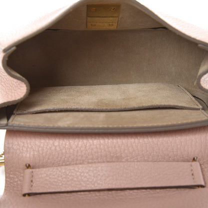 Chloe Grained Lambskin Mini Drew Shoulder Bag Cement Pink 5 of 9