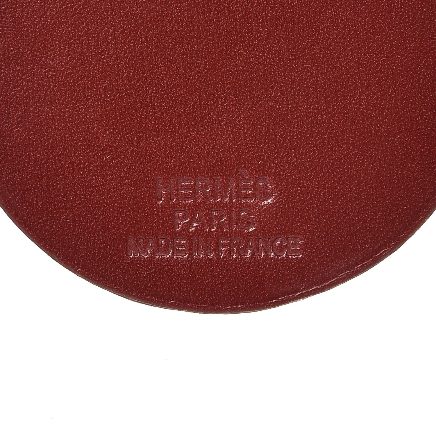 Hermes Swift Dog Key Chain Bag Charm Rouge H 3 of 4