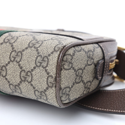 Gucci GG Supreme Monogram Web Small Ophidia Belt Bag 95 38 Dark Brown 8 of 8