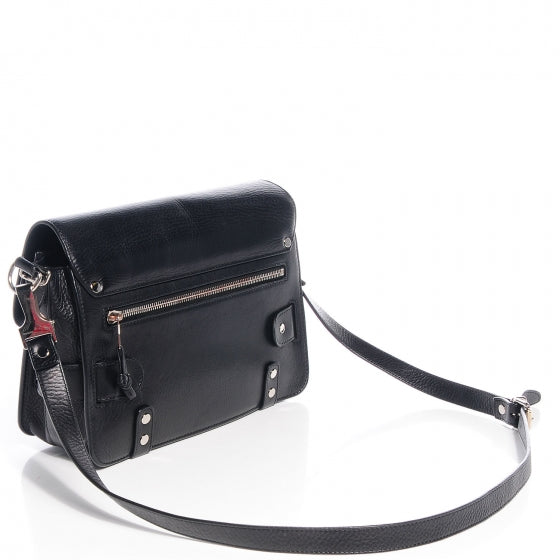 Leather PS11 Classic Shoulder Bag Black