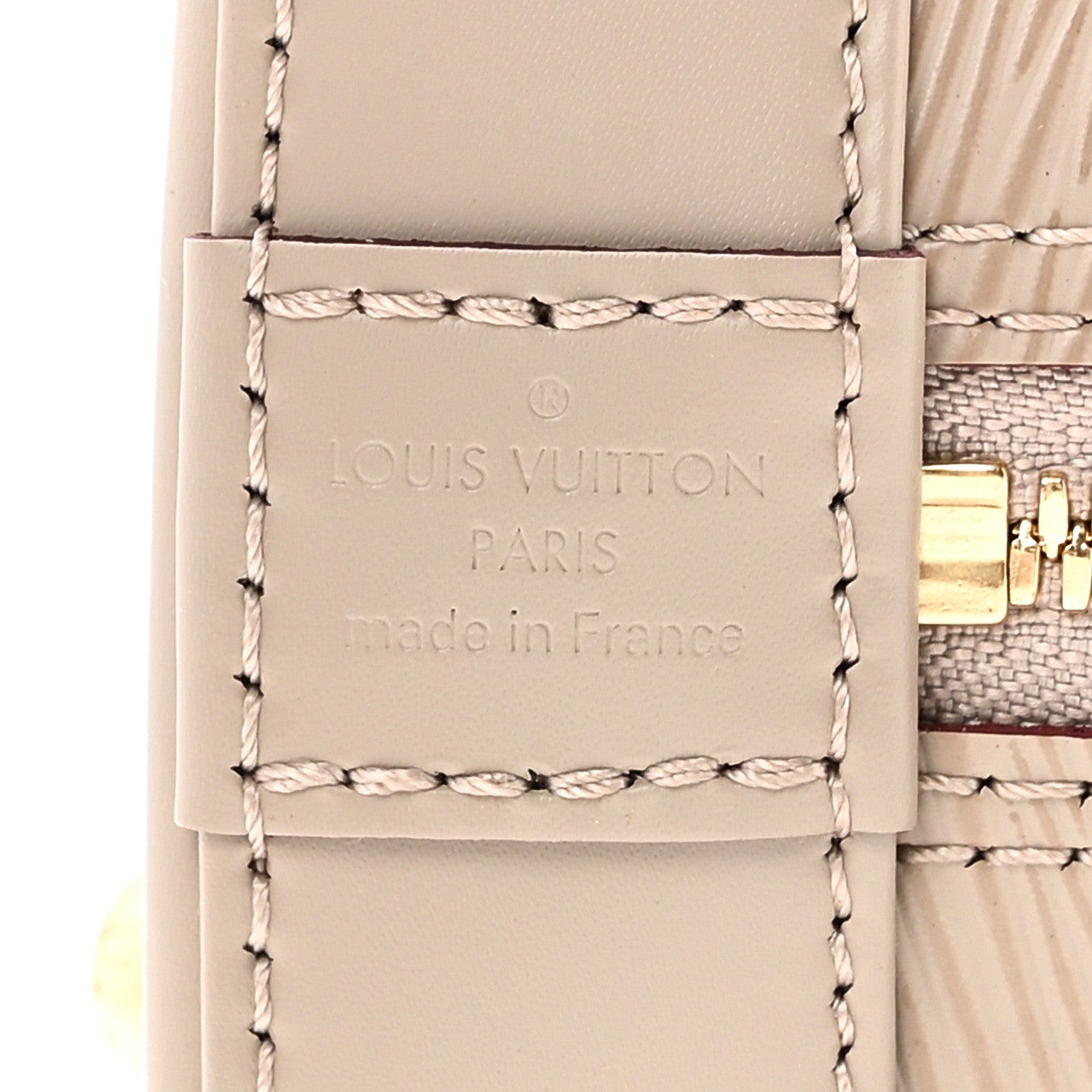 Louis Vuitton Epi Alma BB Galet 6 of 9