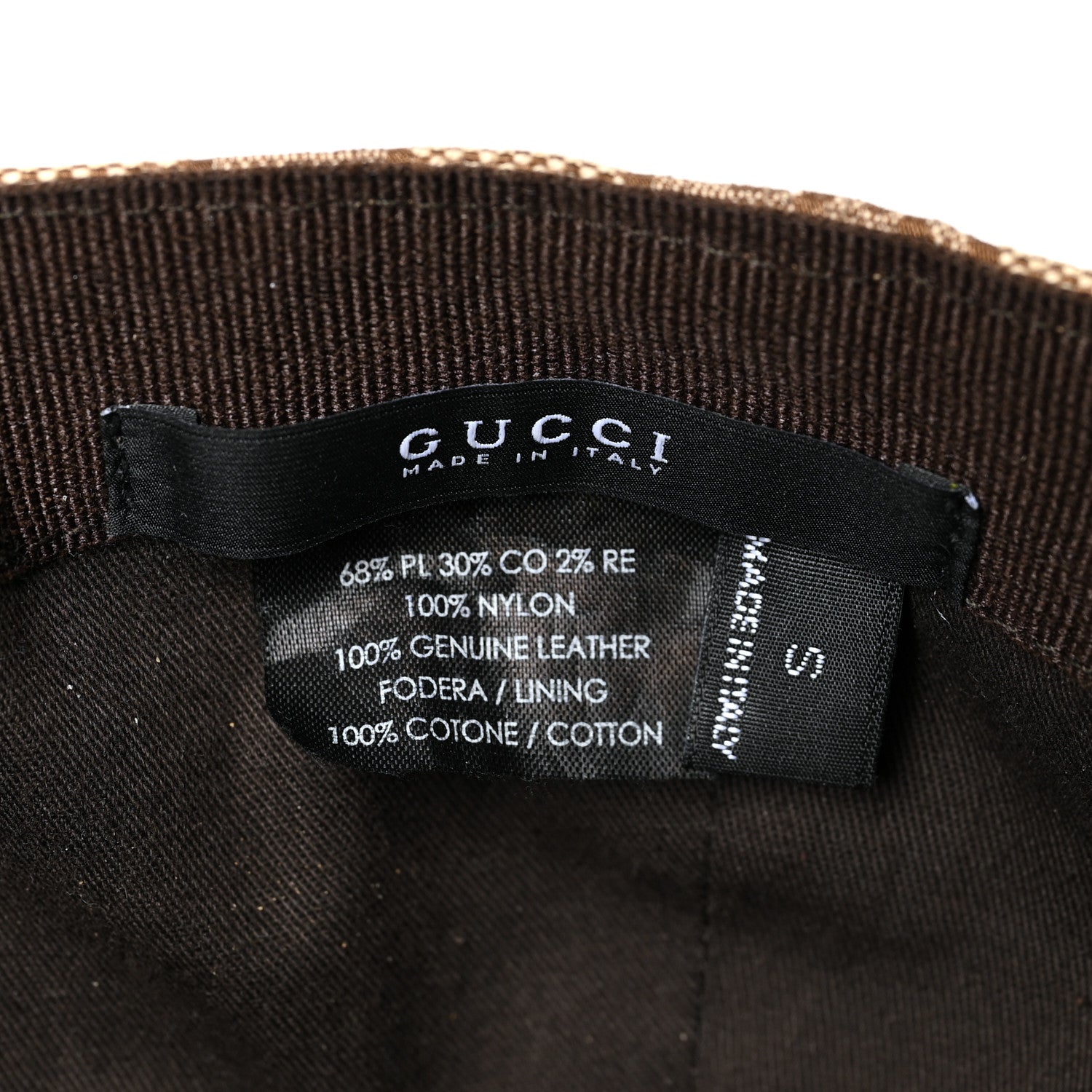 Gucci Monogram Web Baseball Hat S Beige Cocoa 7 of 8