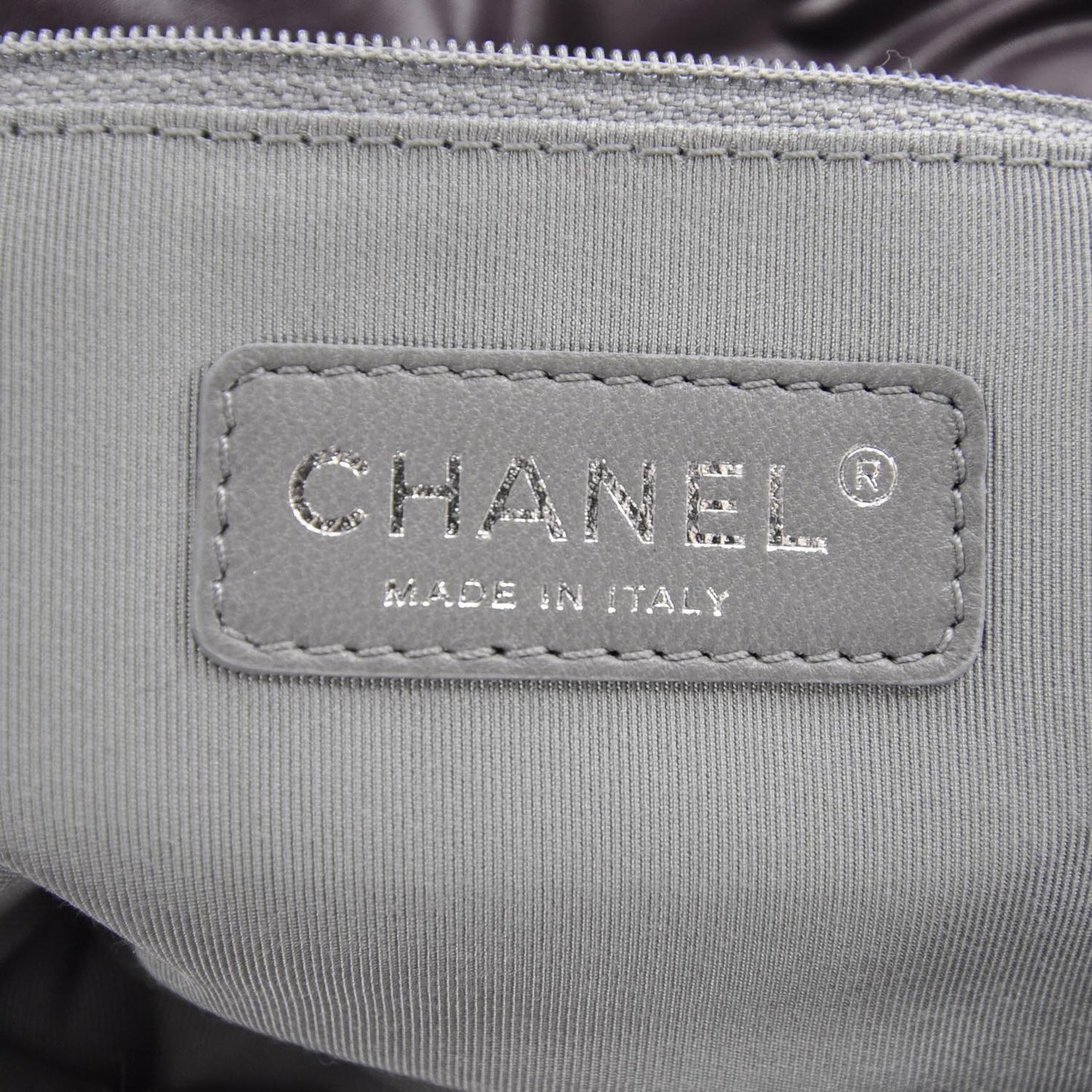 Nylon Quilted Tweed on Stitch Flap Purple