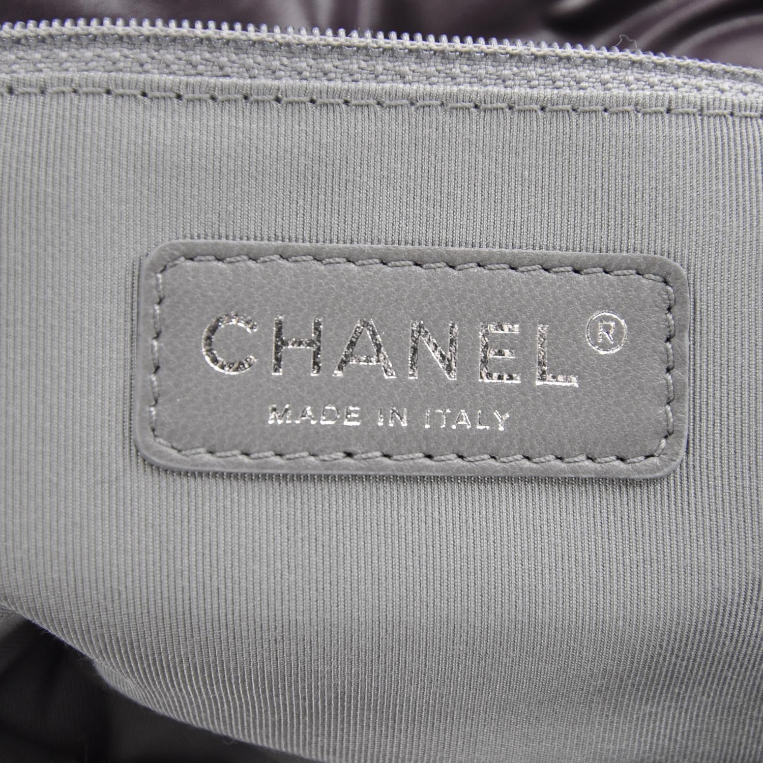 Chanel Nylon Quilted Tweed on Stitch Flap Purple 7 of 9