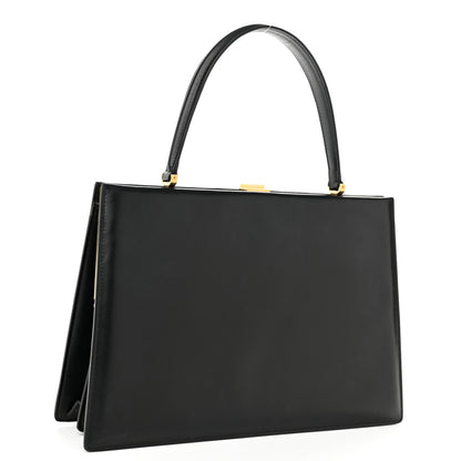 Celine Box Calfskin Medium Clasp Bag Black 3 of 10