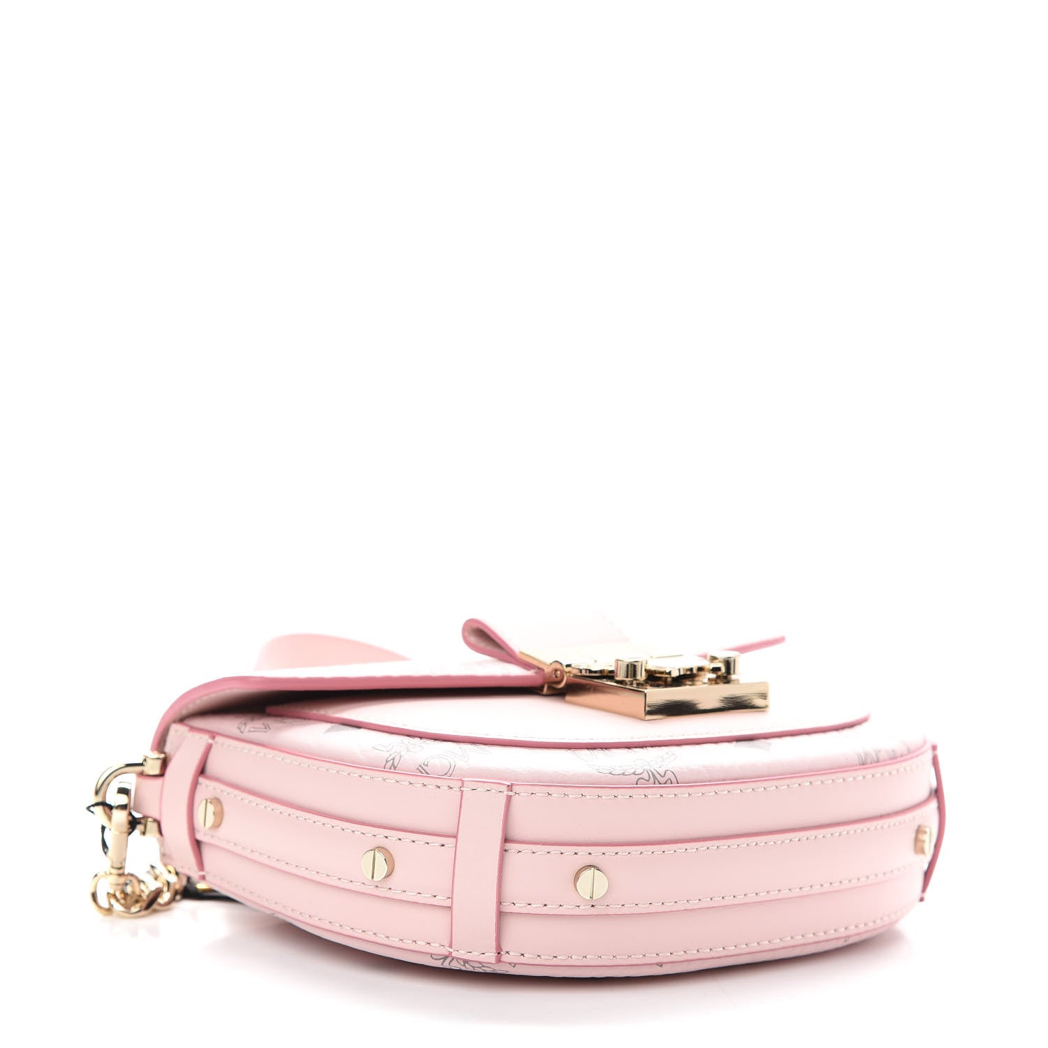 MCM Visetos Mini Patricia Crossbody Belt Bag Powder Pink 4 of 8