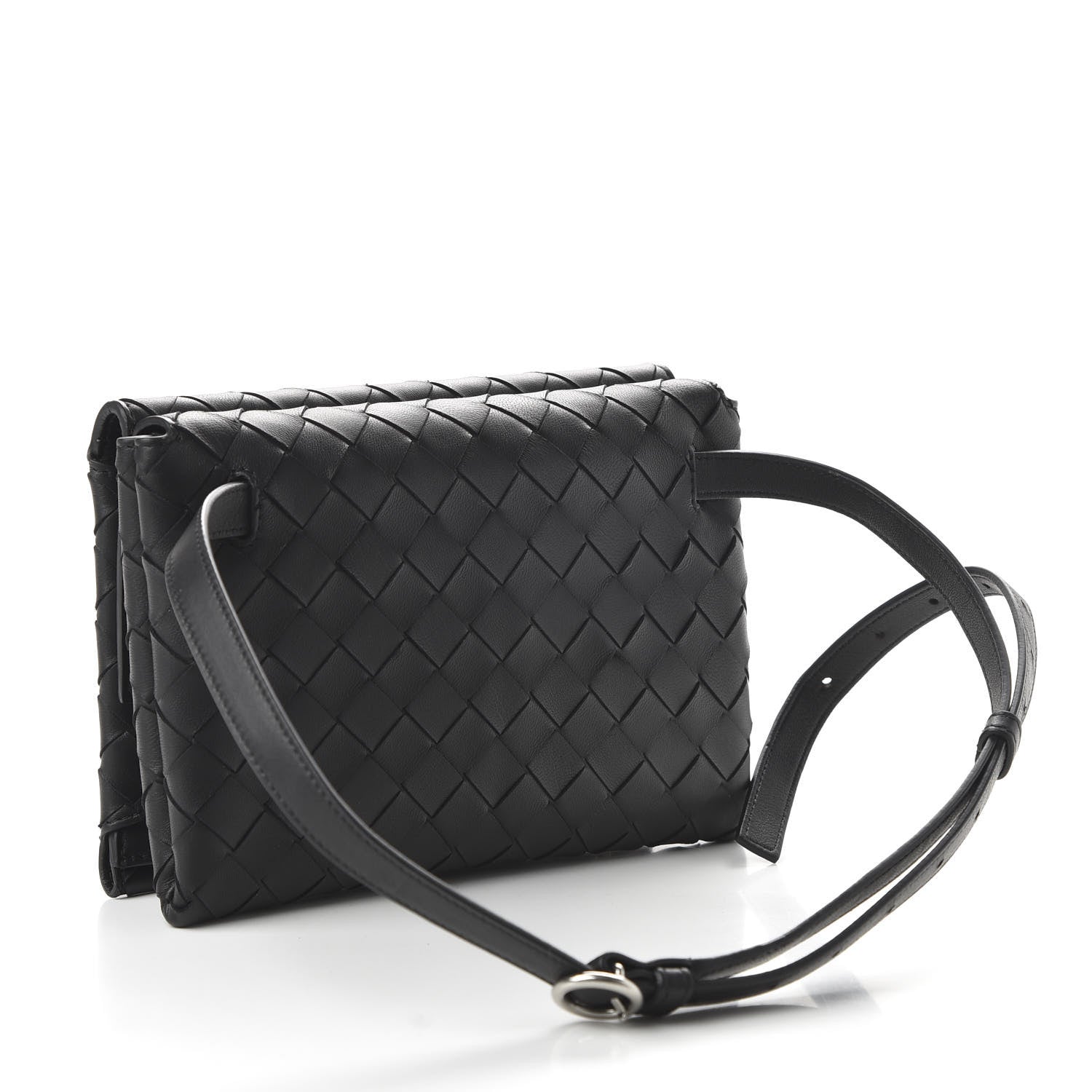 Bottega Veneta Nappa Intrecciato Belt Bag Black 3 of 9