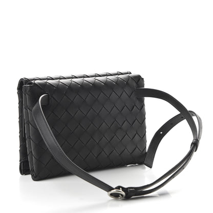 Bottega Veneta Nappa Intrecciato Belt Bag Black 3 of 9