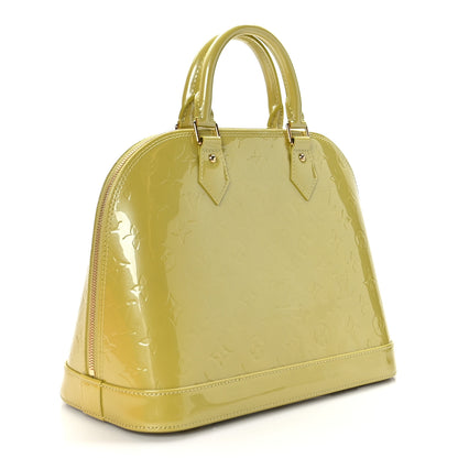 Louis Vuitton Vernis Alma PM Vert Impression 3 of 10