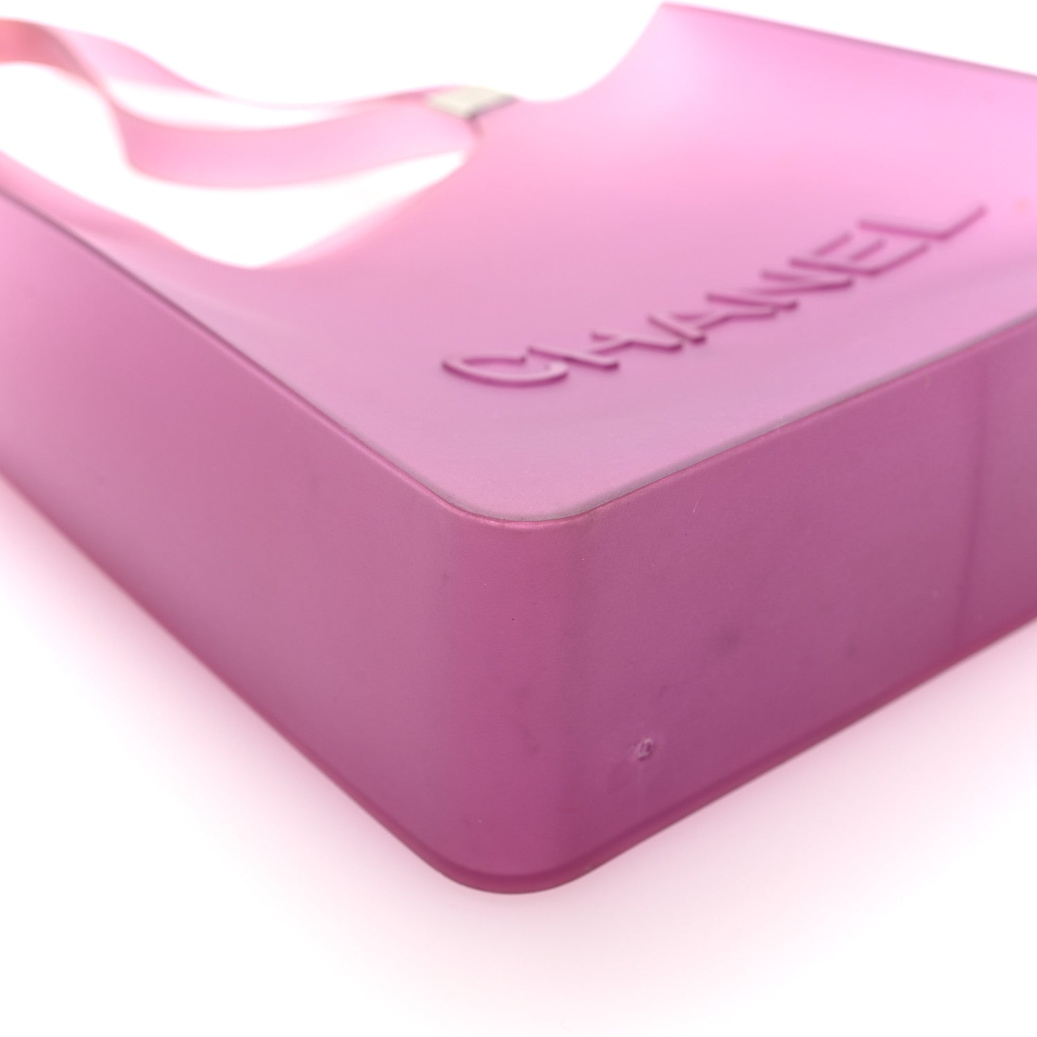 Chanel Jelly Rubber Tote Purple 9 of 10