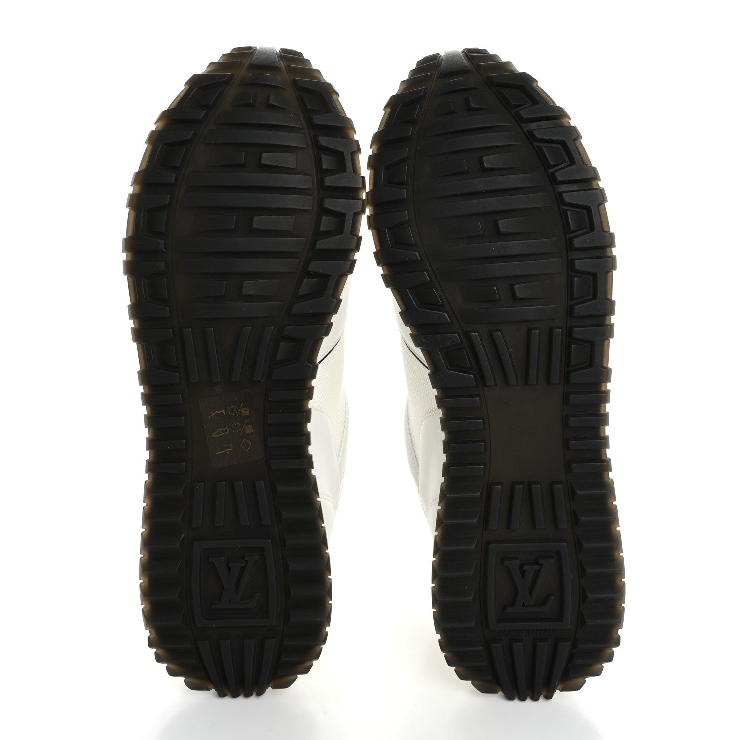 Louis Vuitton Calfskin Monogram Run Away Sneakers 38.5 White 6 of 9