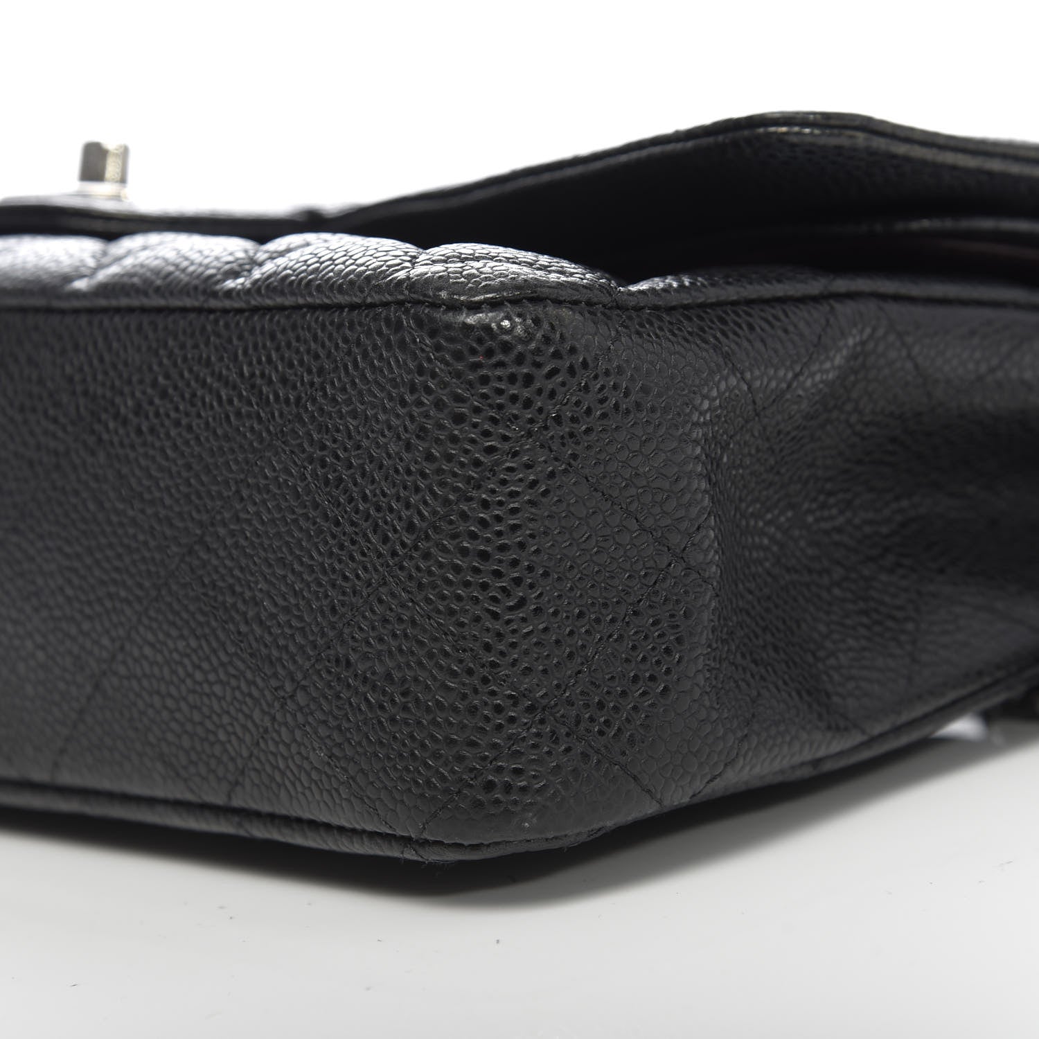 Chanel Caviar Quilted Medium Double Flap Black 11 of 15