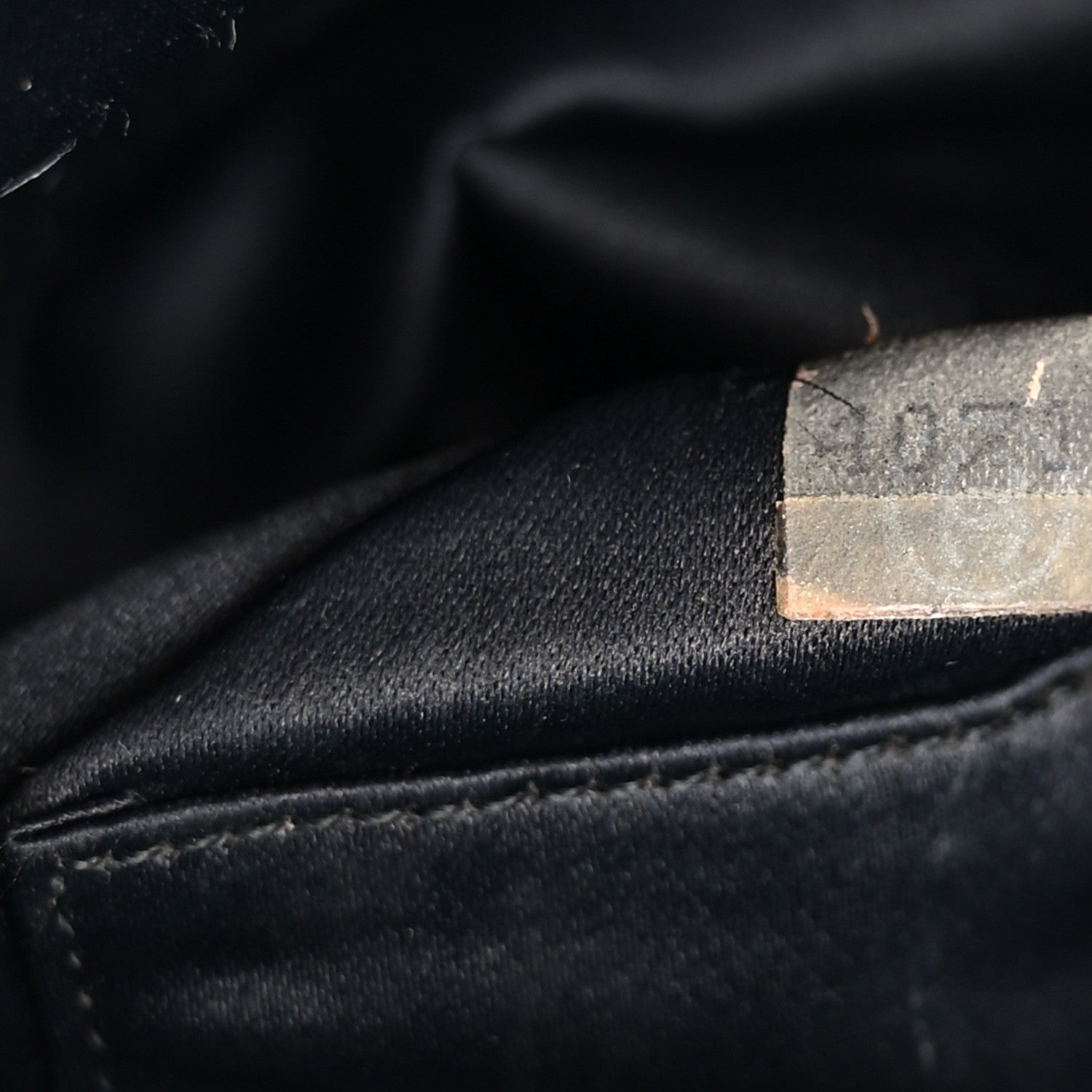 Chanel Satin Quilted Half Moon Flap Black 8 of 14