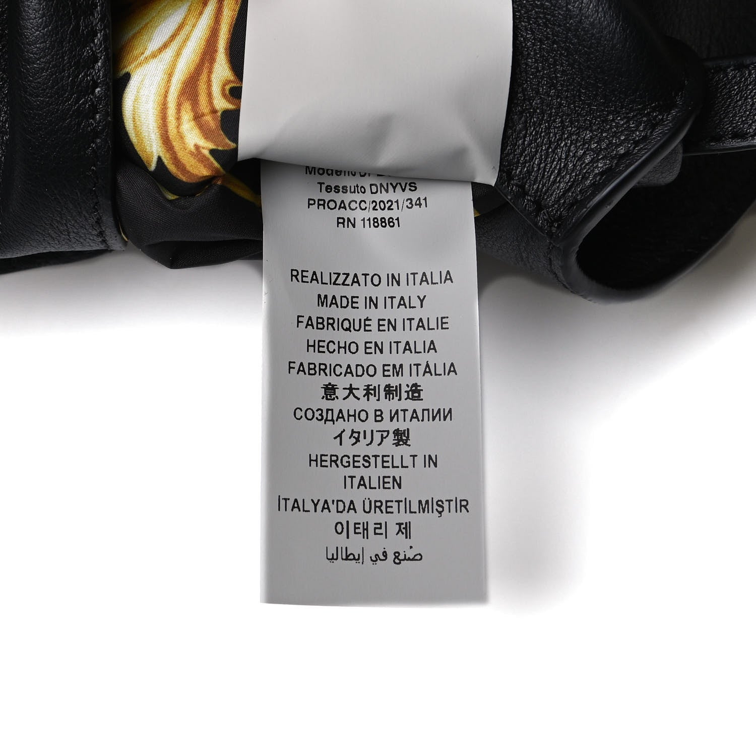 Versace Nylon Baroque Print Tote Black 10 of 16