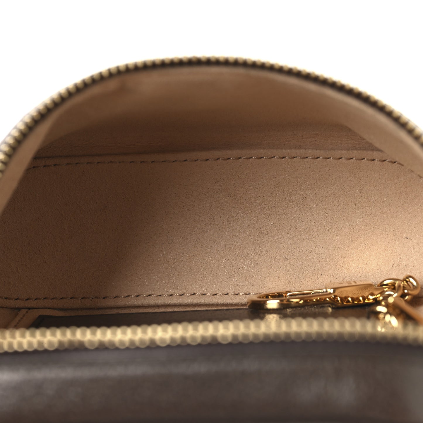 GG Supreme Monogram Textured Calfskin Web Mini Ophidia Top Handle Bag Beige Ebony New Acero