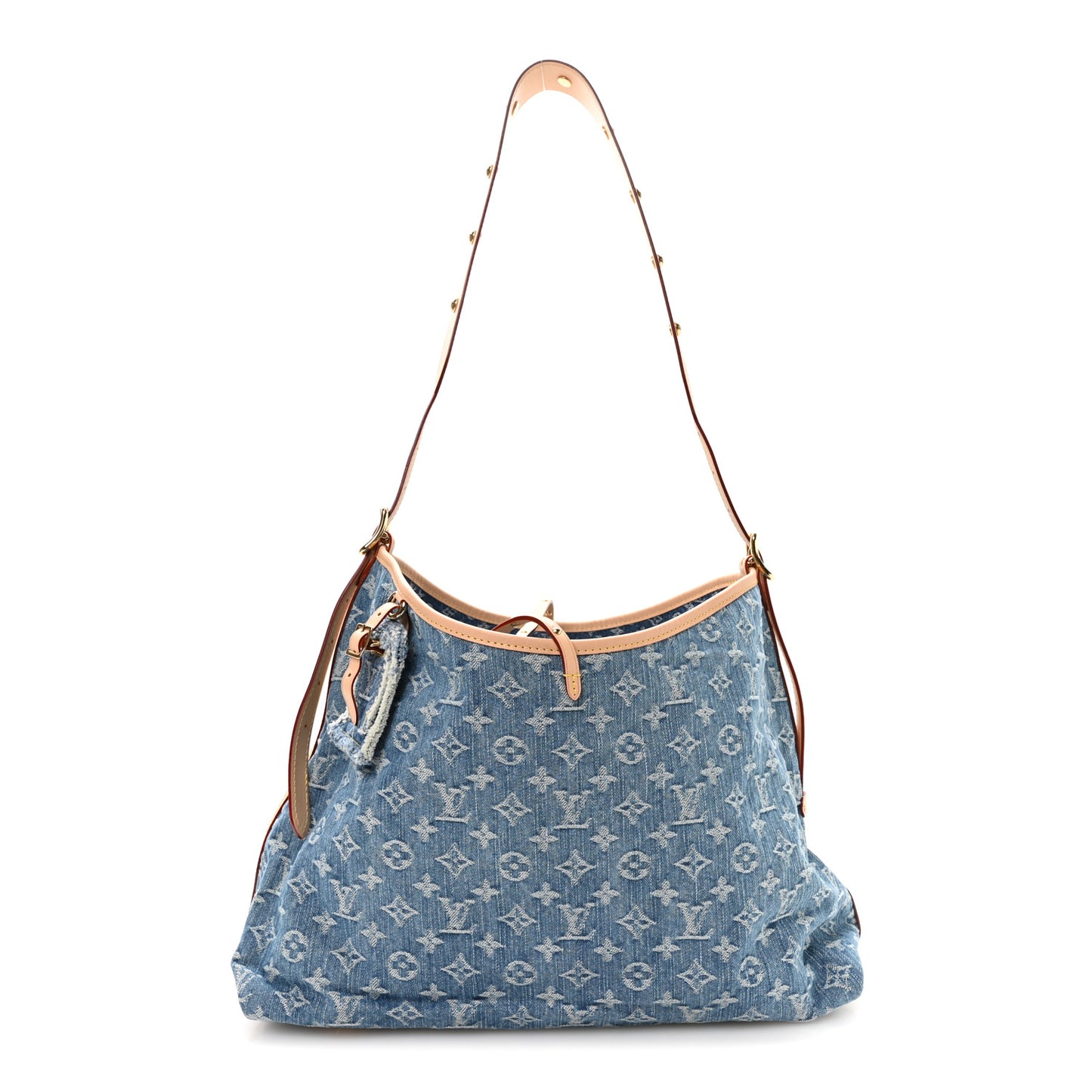 Monogram Denim CarryAll MM Blue