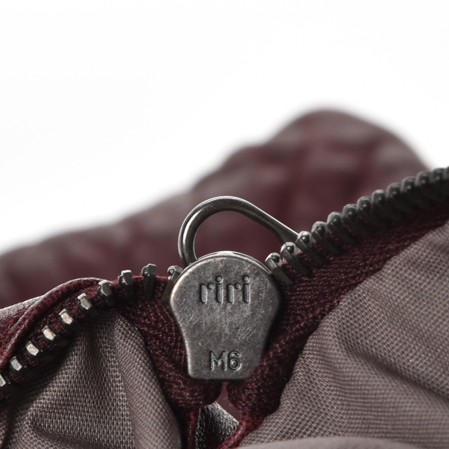 Bottega Veneta Lambskin Zip Top Messenger Bag Burgundy 9 of 9