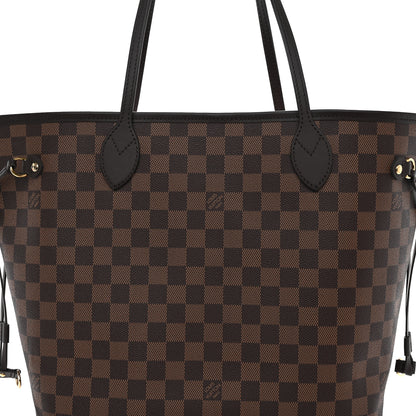 Louis Vuitton Damier Ebene Neo Neverfull MM Rose Ballerine 8 of 10