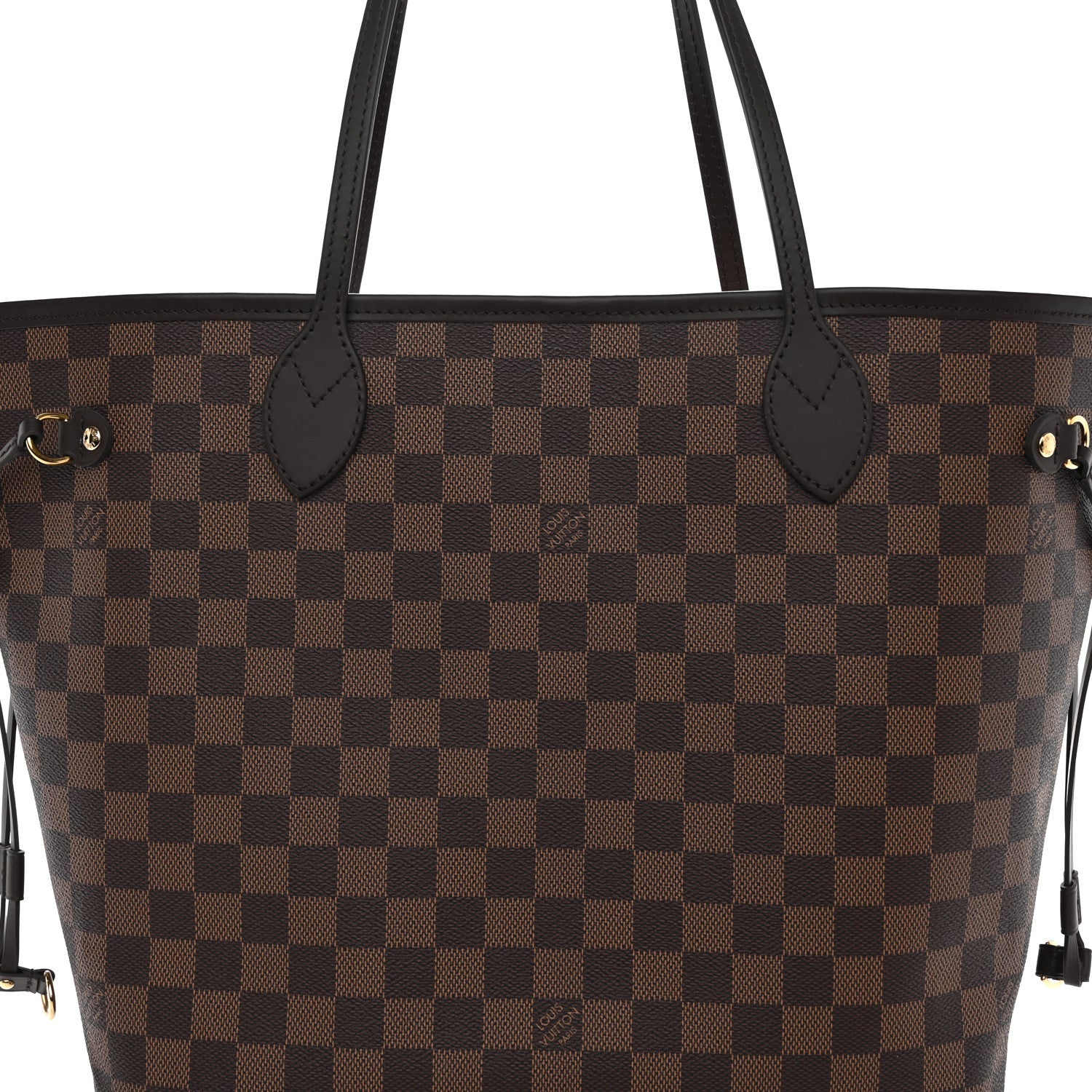 Louis Vuitton Damier Ebene Neo Neverfull MM Rose Ballerine 8 of 10