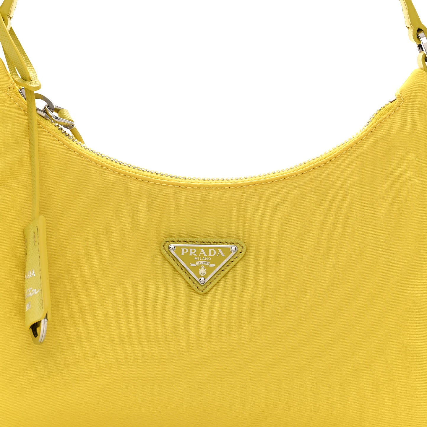 Tessuto Nylon Saffiano Mini Re-Edition 2005 Bag Cedro