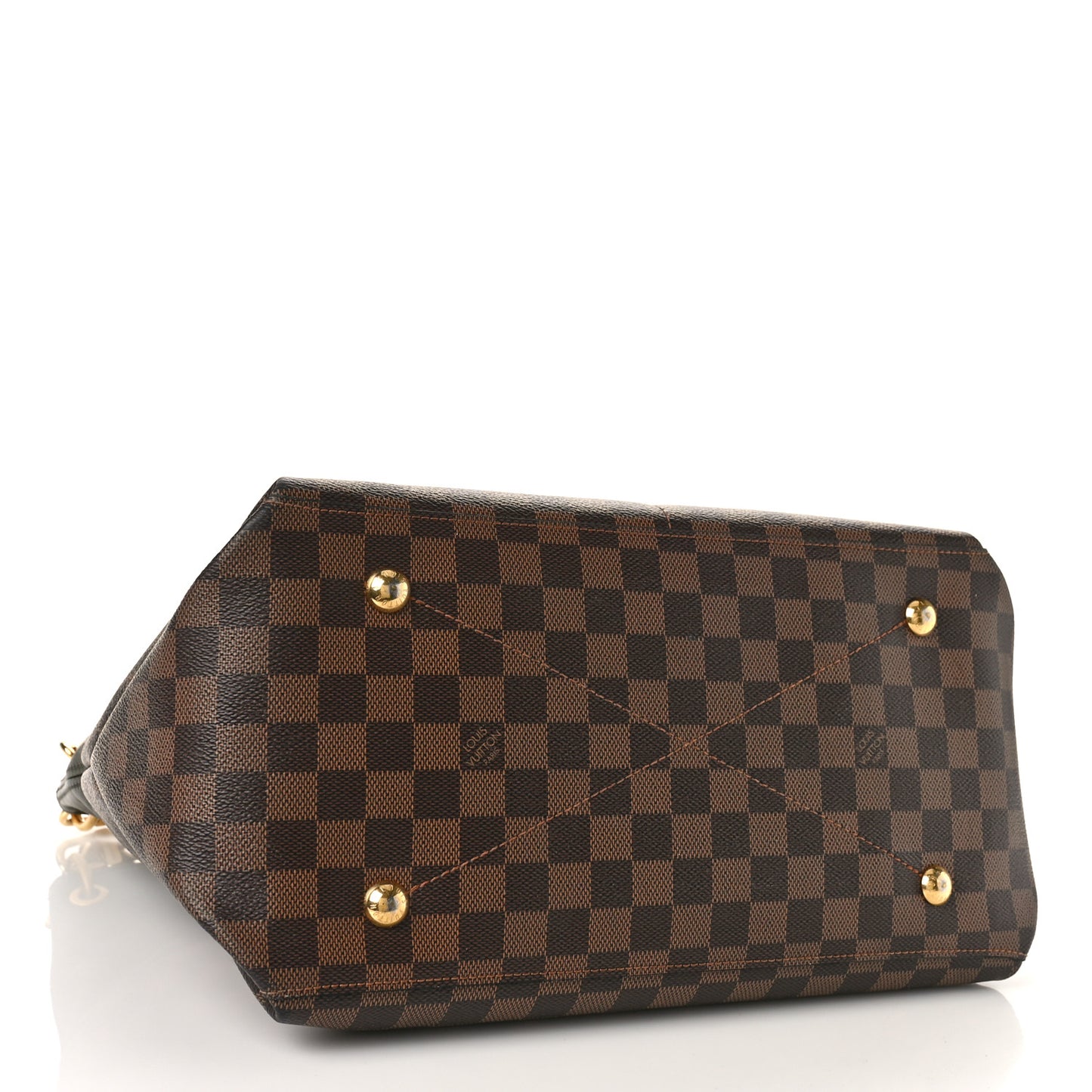 Damier Ebene Calfskin Maida Khaki