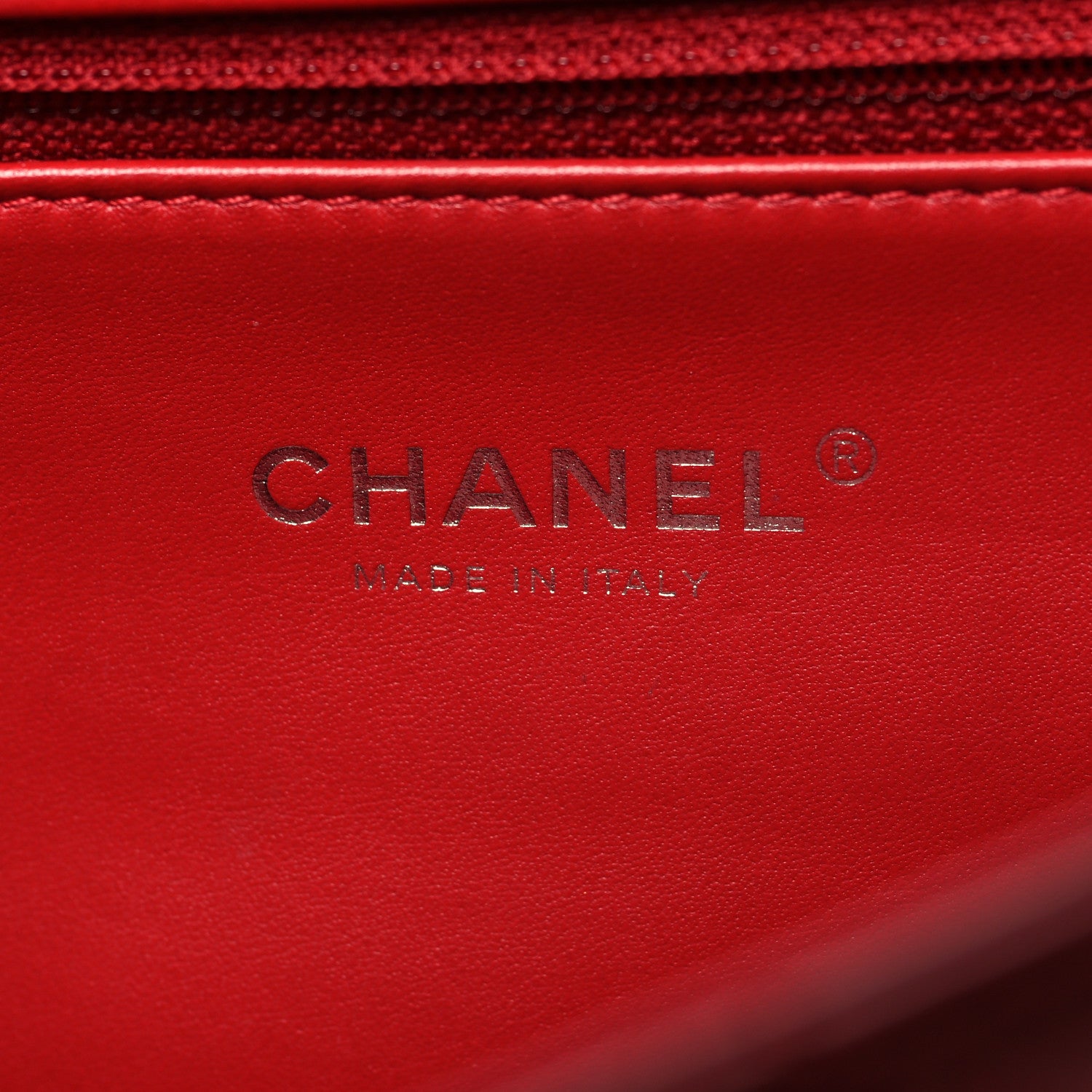 Chanel Calfskin Quilted Medium CC Filigree Flap Red 6 of 11