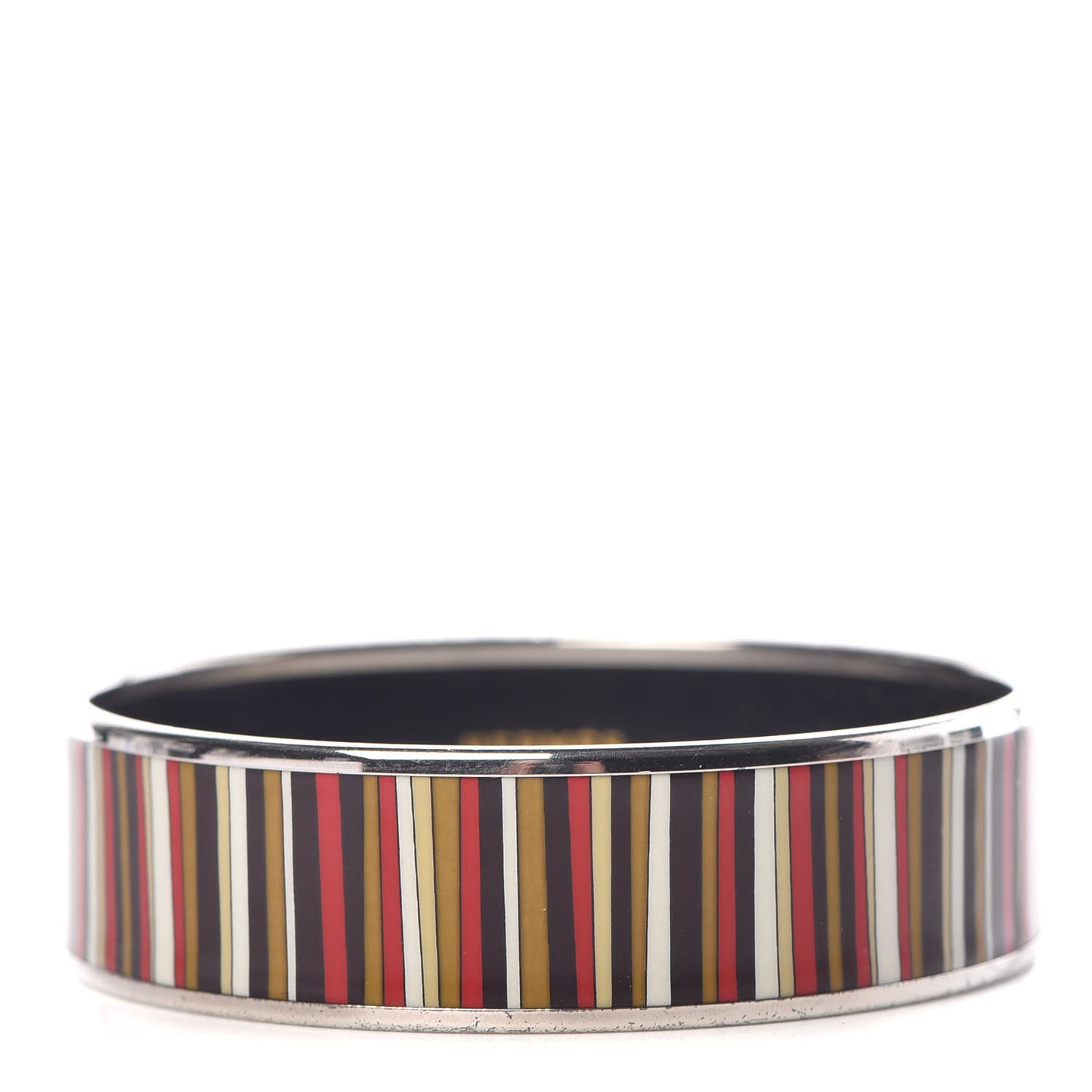 Enamel Printed Stripes Wide Bracelet 70