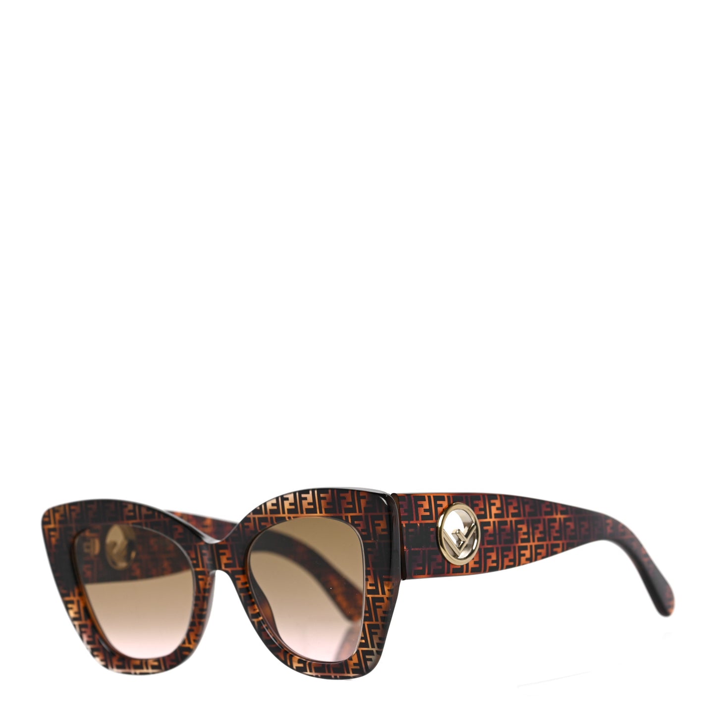 Acetate F is Fendi FF 51mm Cat Eye Sunglasses 0327/S Tortoise Camouflage