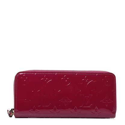 Louis Vuitton Vernis Clemence Wallet Magenta 1 of 7