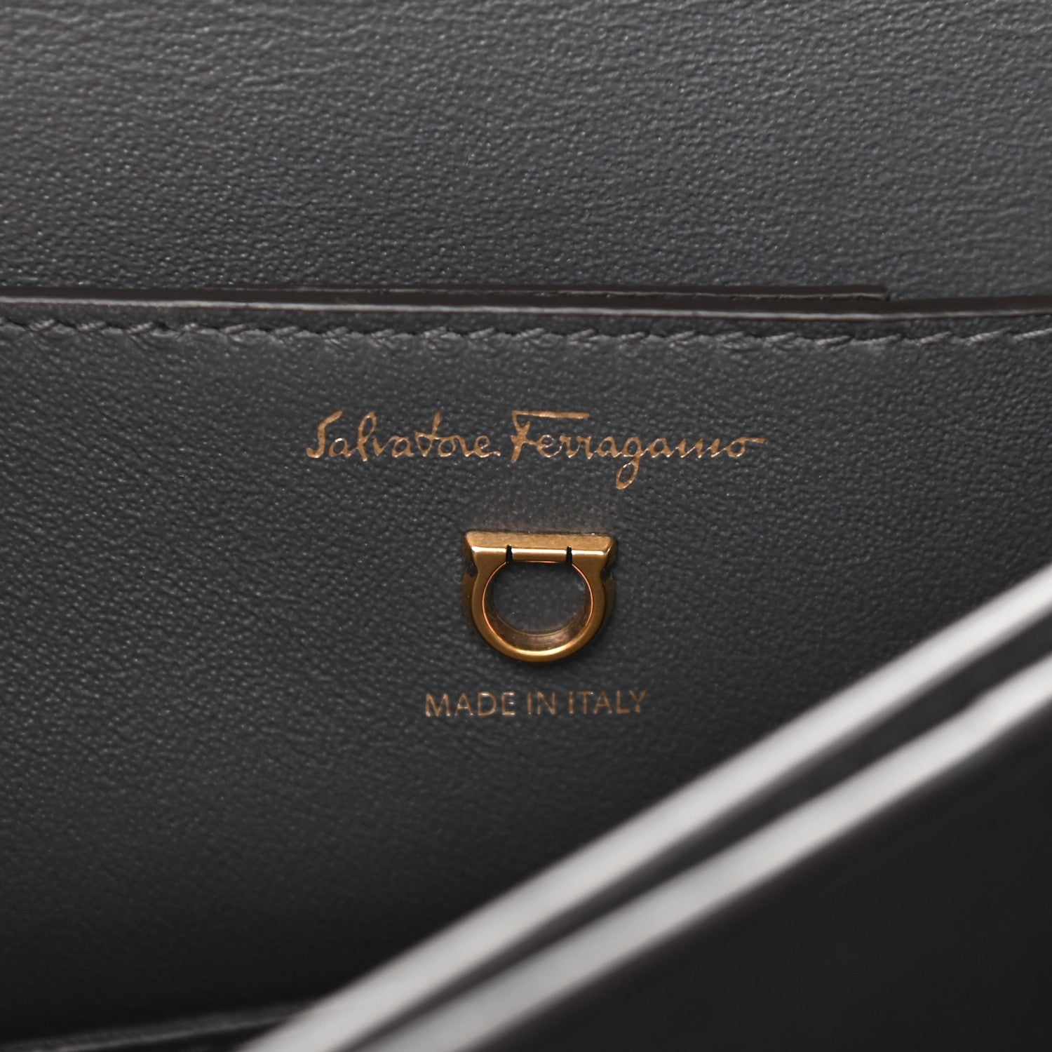 Salvatore Ferragamo Calfskin Medium Margot Top Handle Satchel Grey 6 of 10