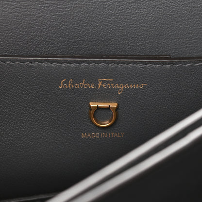 Salvatore Ferragamo Calfskin Medium Margot Top Handle Satchel Grey 6 of 10