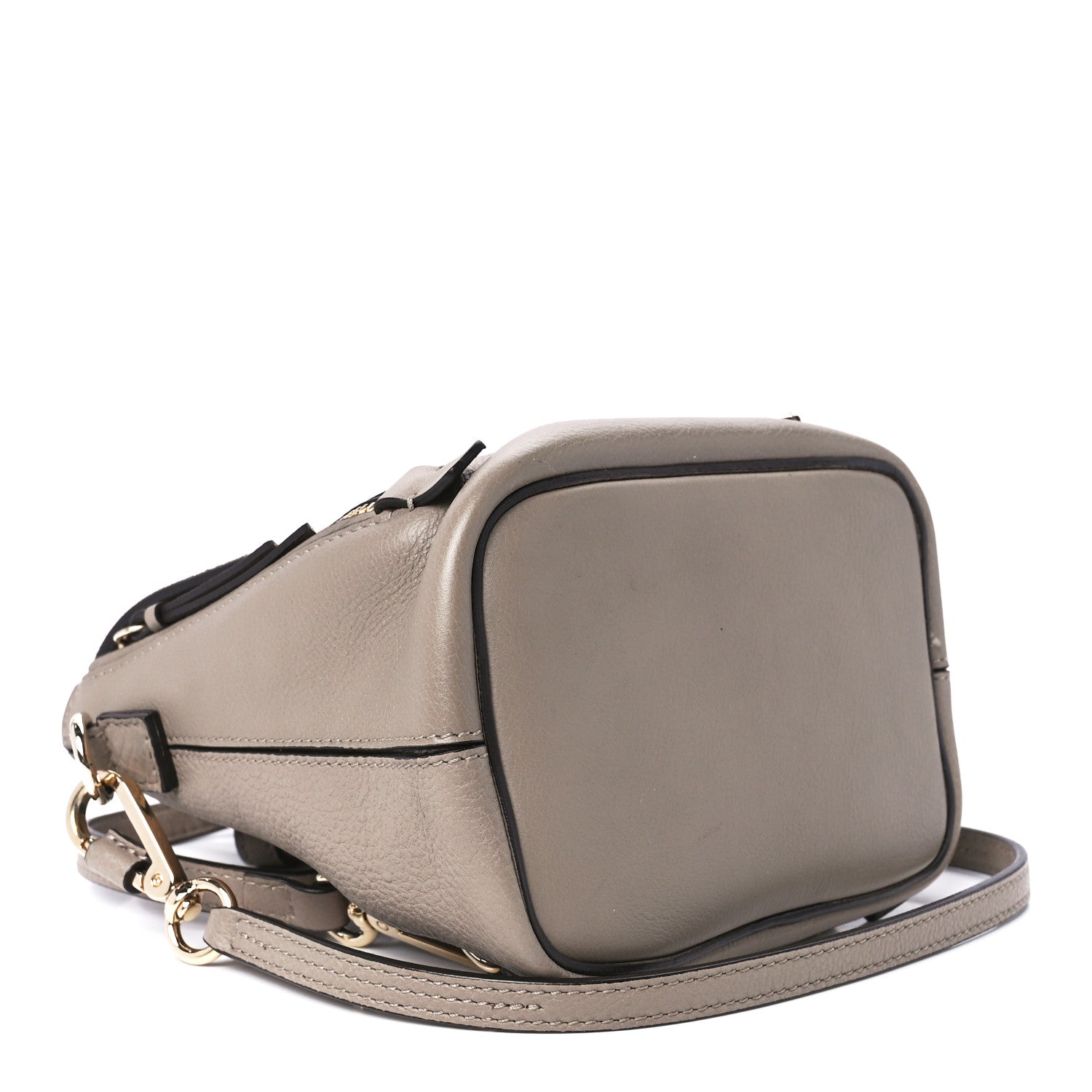 Chloe Suede Calfskin Mini Faye Backpack Motty Grey 4 of 16