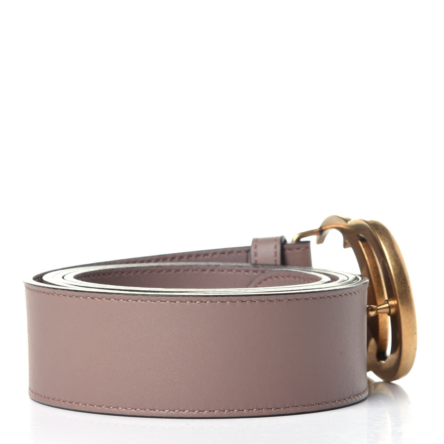 Gucci Calfskin Double G 40mm Belt 115 46 Porcelain Rose 2 of 7