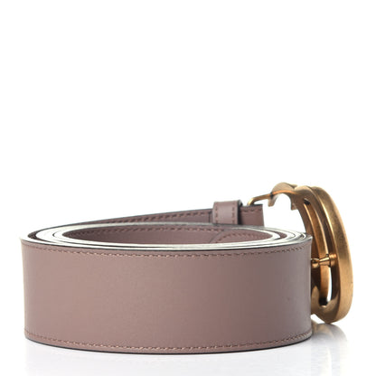 Gucci Calfskin Double G 40mm Belt 115 46 Porcelain Rose 2 of 7