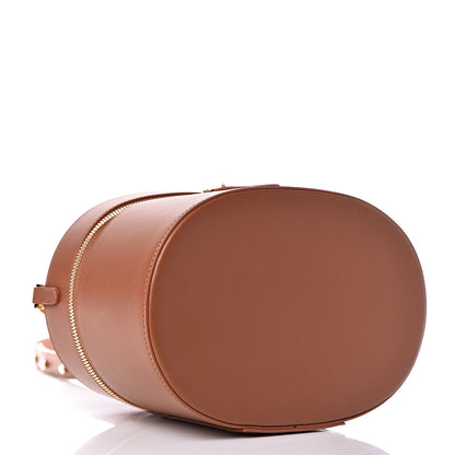 Mansur Gavriel Calfskin Train Case Crossbody Saddle 4 of 11