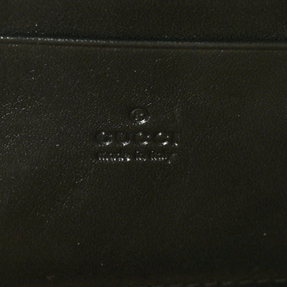 Gucci Calfskin Matelasse Mini GG Marmont Chain Wallet Black 6 of 7