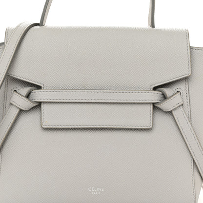 Celine Grained Calfskin Nano Belt Bag Mineral 8 of 11