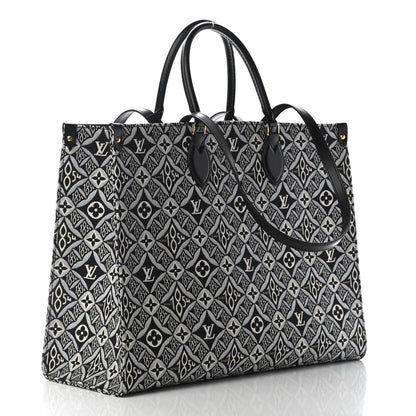 Louis Vuitton Jacquard Since 1854 Onthego GM Grey 3 of 9