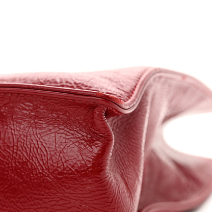 Chanel Shiny Aged Calfskin Shopping Bag Red 13 of 15