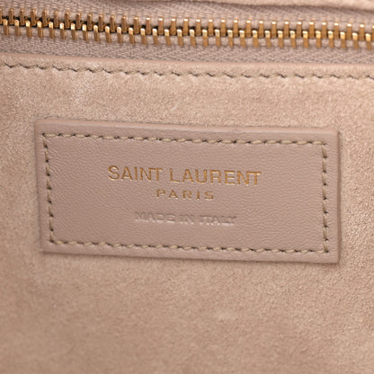 Saint Laurent Smooth Calfskin Le 5 A 7 Hobo Crema Soft 6 of 13