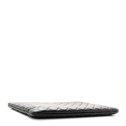 Chanel Caviar Quilted Large Cosmetic Case Black 4 of 8