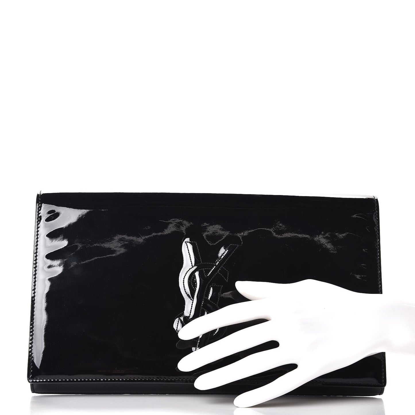 Patent Monogram Large Belle De Jour Clutch Black