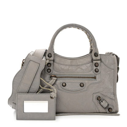 Balenciaga Agneau Classic Hardware Mini City Gris Pyrite 1 of 13