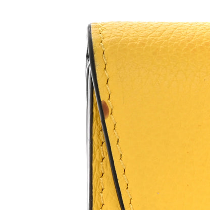 Versace Grained Calfskin Medusa Card Holder Yellow Purple 16 of 18