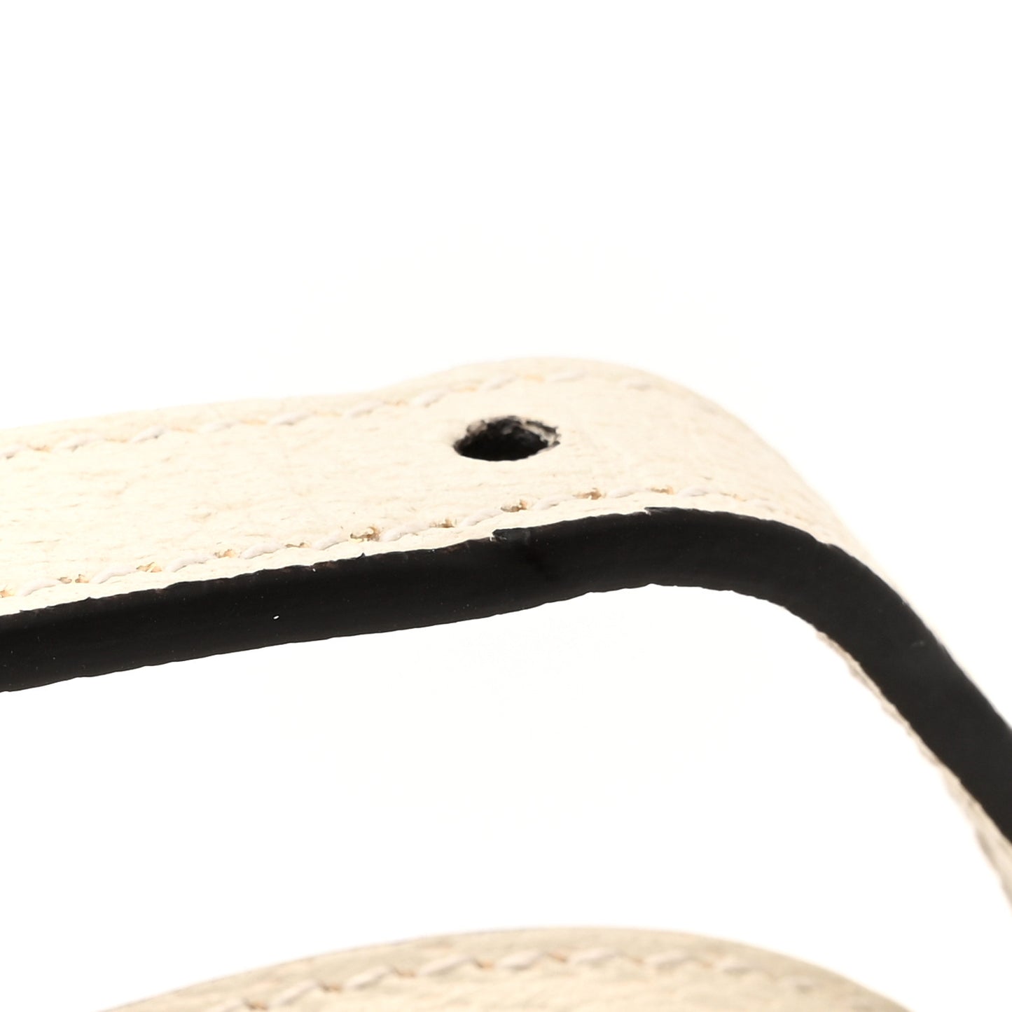 Textured Dollar Calfskin Web Mini Ophidia Shoulder Bag Mystic White