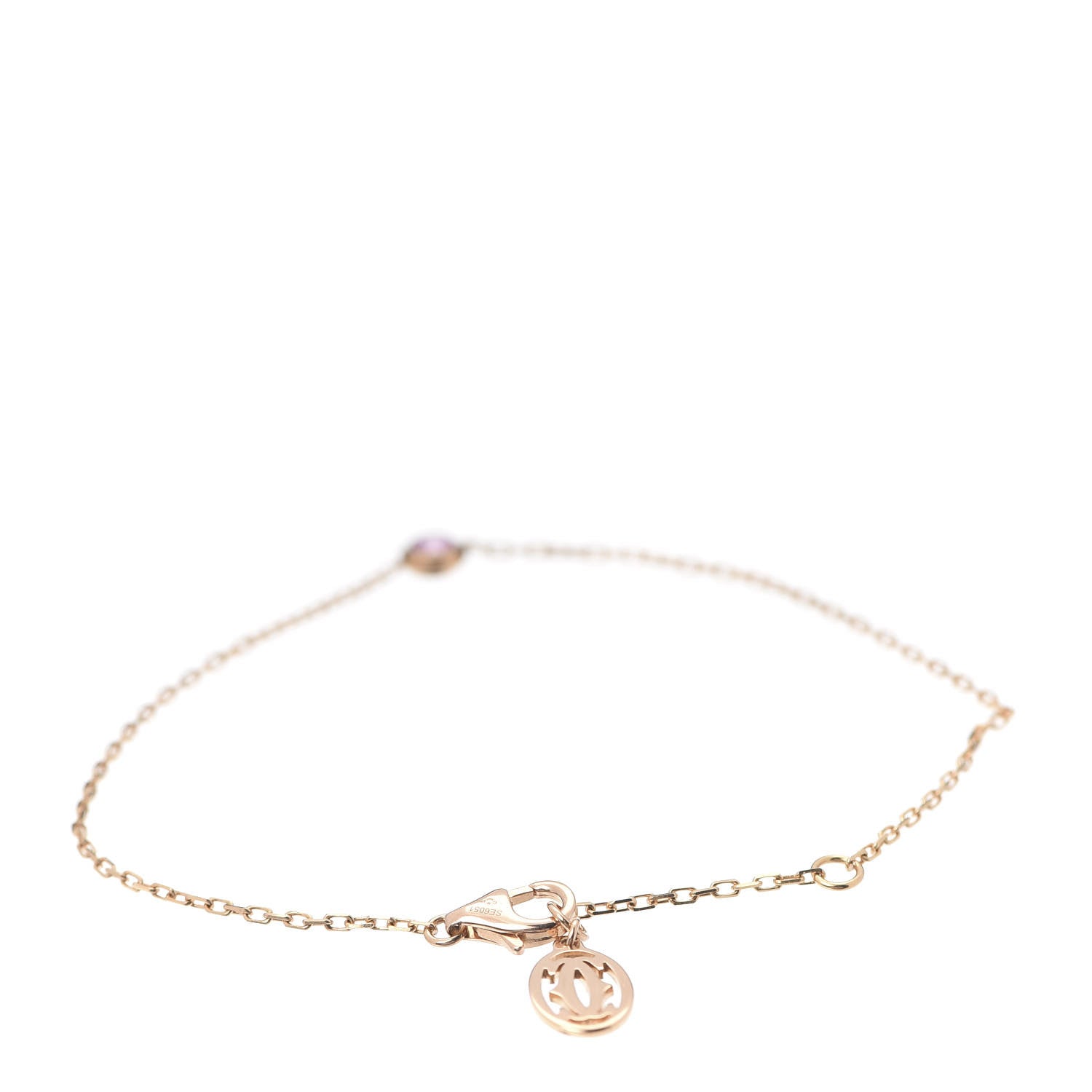 Cartier 18K Pink Gold Pink Sapphire D'Amour Bracelet 3 of 7